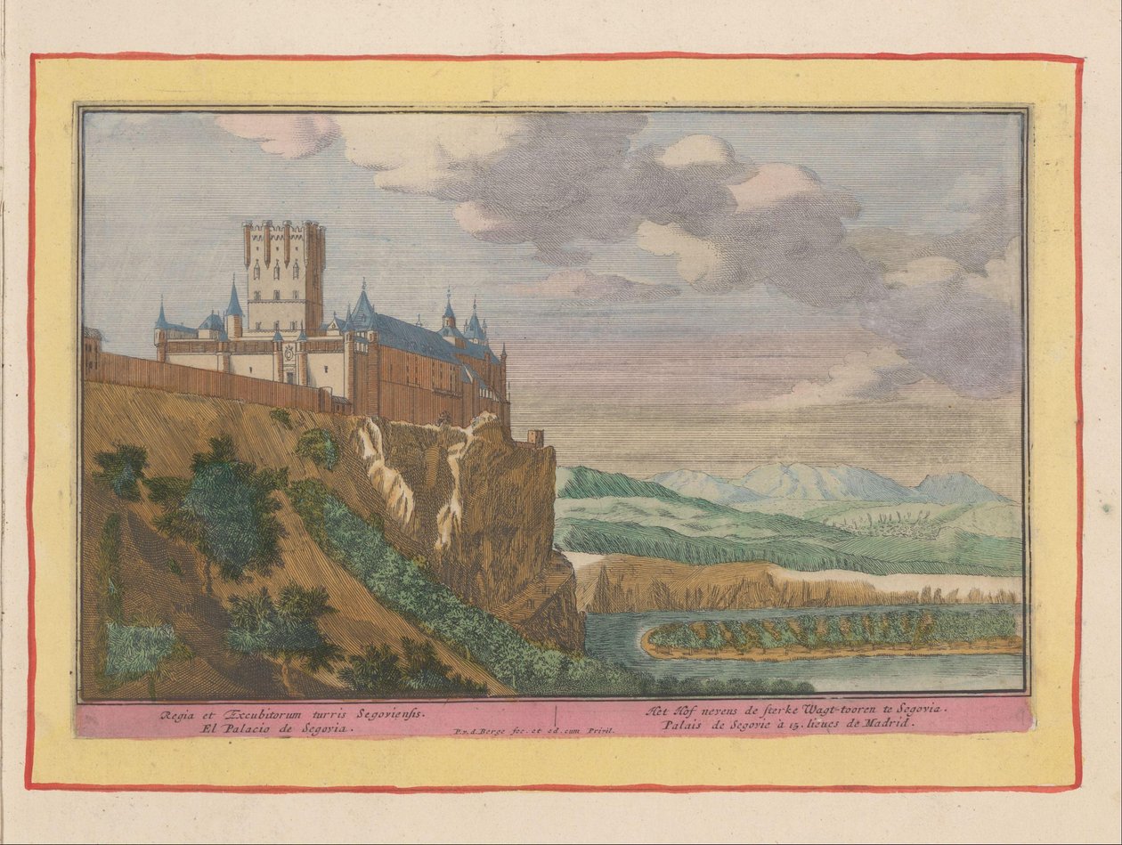 Schloss von Segovia von Pieter van den Berge