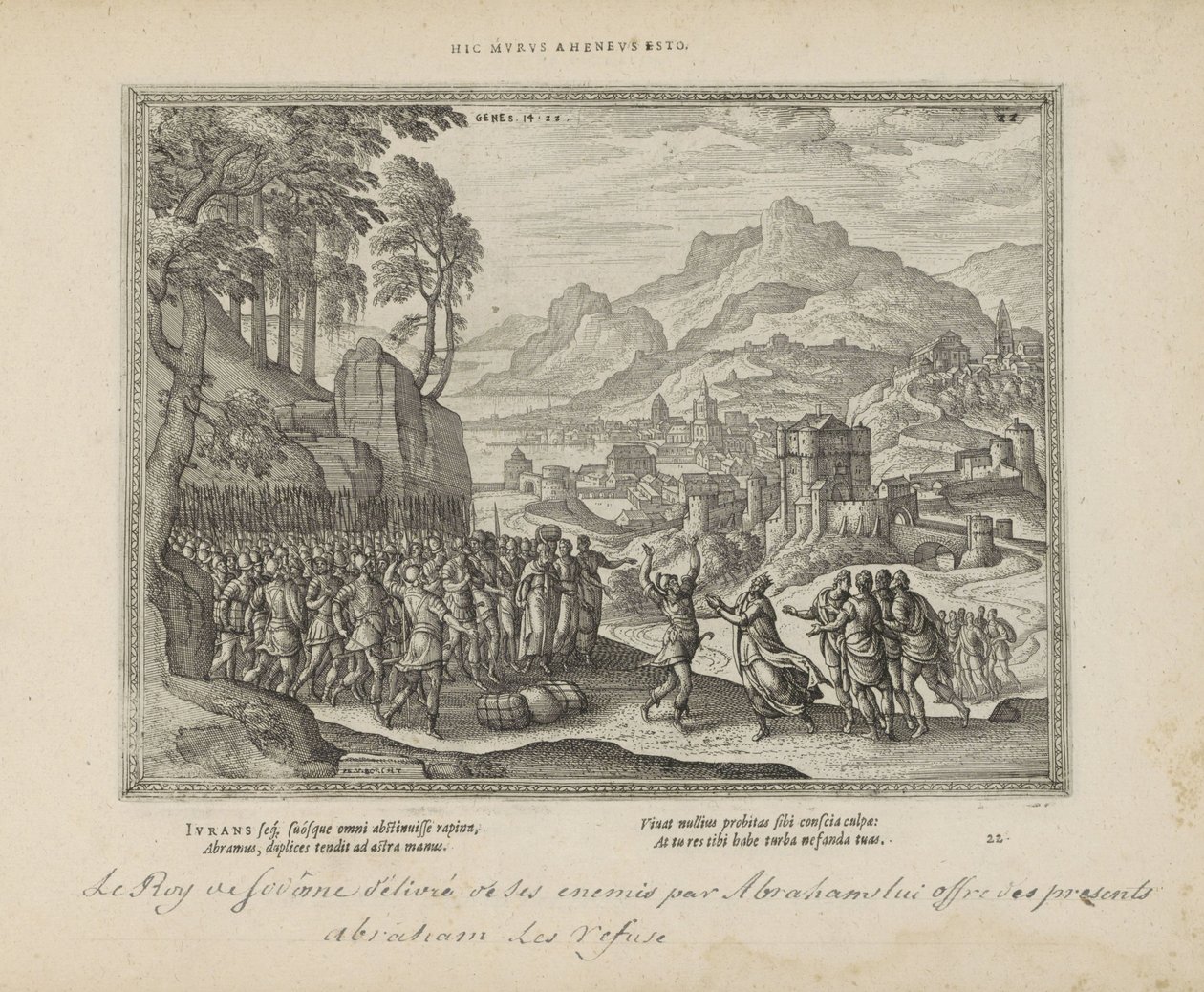 Abraham und der König von Sodom von Pieter van der Borcht (I)