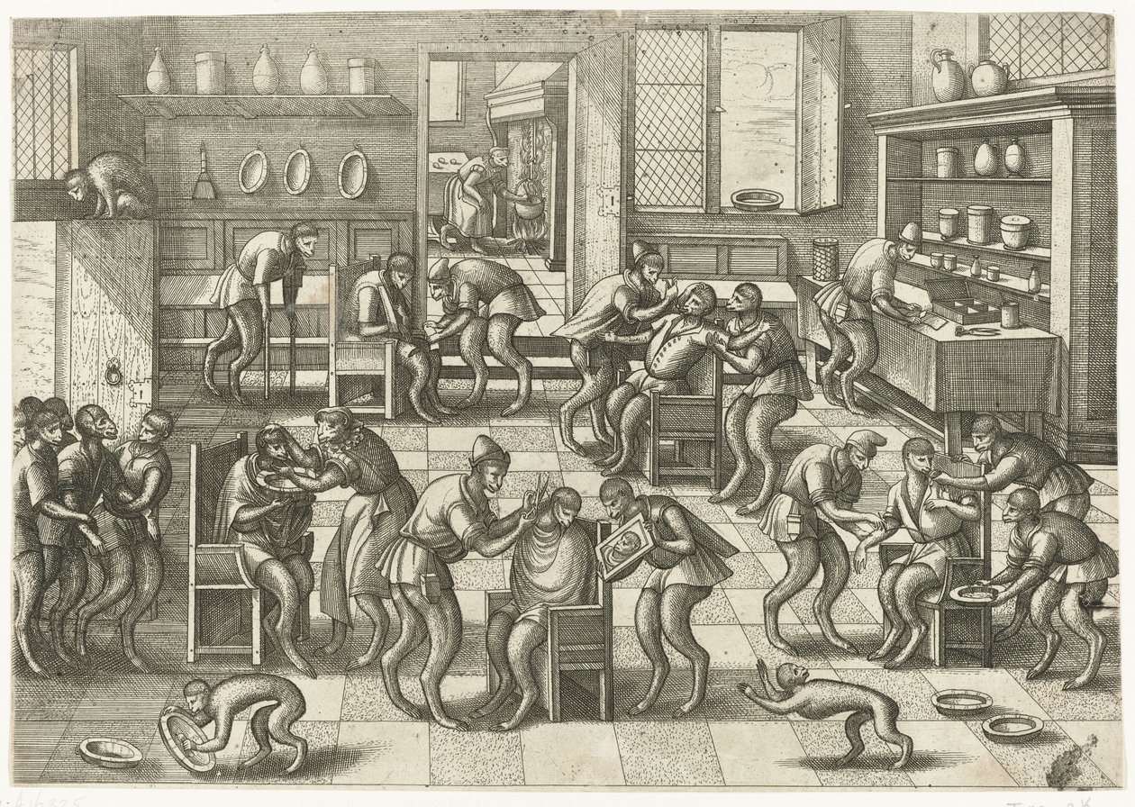 Barbier- und Chirurgenladen von Pieter van der Borcht (I)