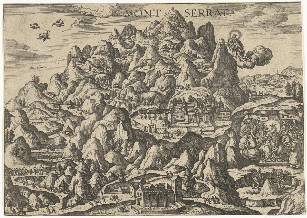 Montserrat, Wallfahrtsort für die Heilige Jungfrau von Pieter van der Borcht (I)