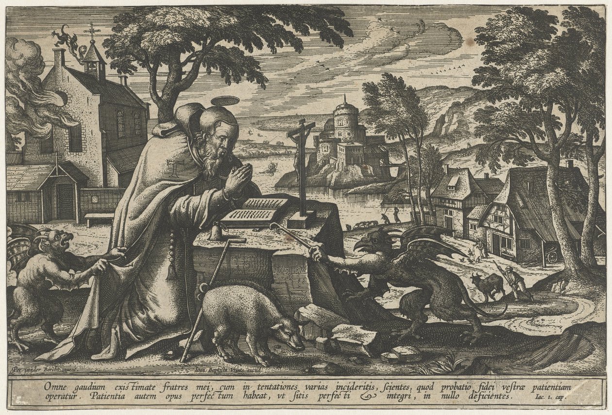 Die Versuchung des heiligen Antonius von Pieter van der Borcht (I)