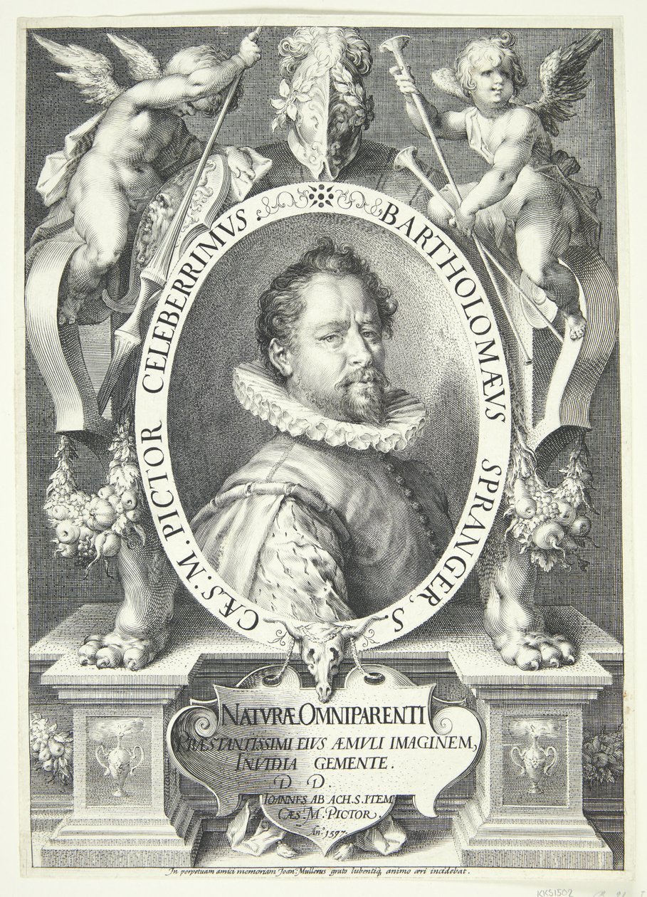 Gott offenbart sich Abraham in Gestalt eines Engels, und Abraham reist von Pieter van der Borcht