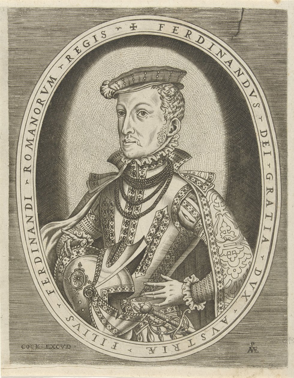 Porträt von Ferdinand II. von Tirol von Pieter van der Heyden