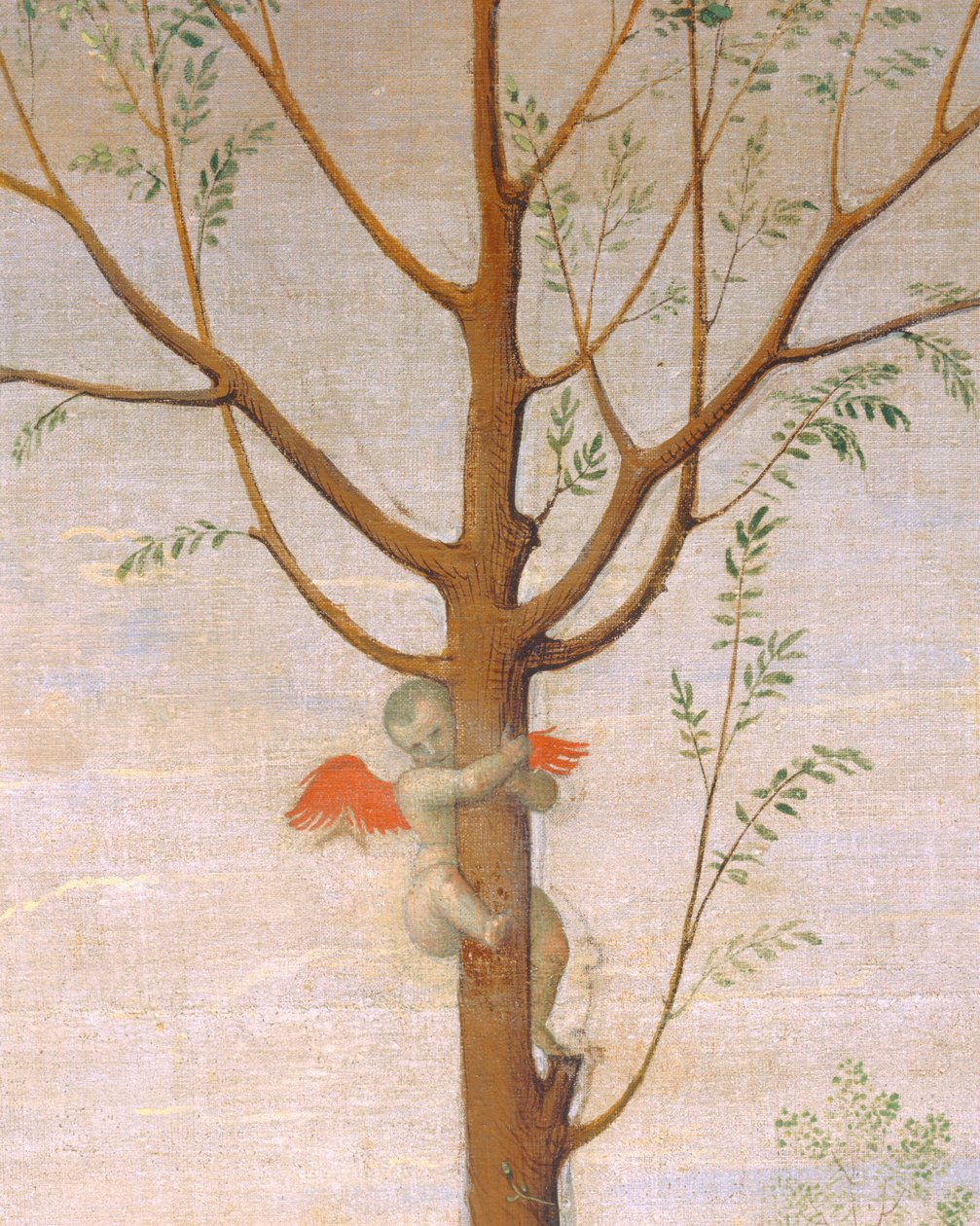 Der Kampf zwischen Liebe und Keuschheit von Pietro (studio of) Perugino