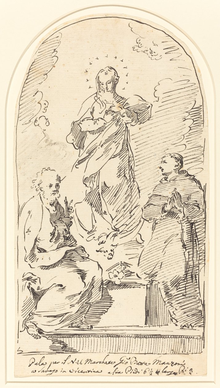 Die unbefleckte Empfängnis von Pietro Antonio Novelli