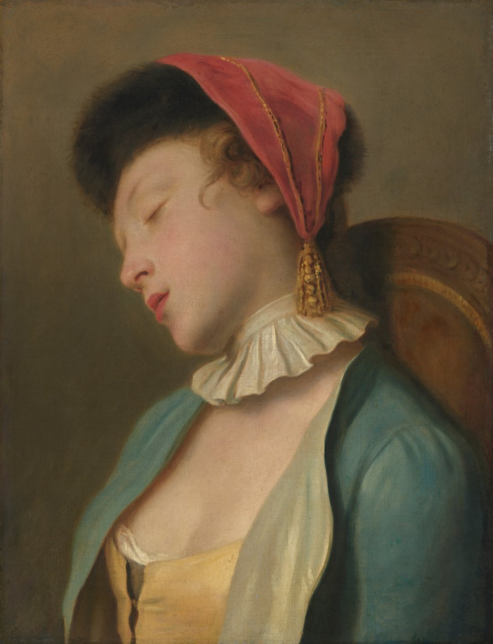 Ein schlafendes Mädchen von Pietro Antonio Rotari