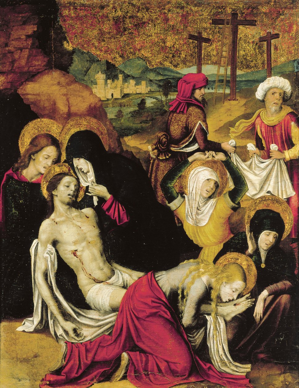 Die Kreuzabnahme Christi, oder Pieta von Tanger, von Pietro Cavaro von Pietro Cavaro