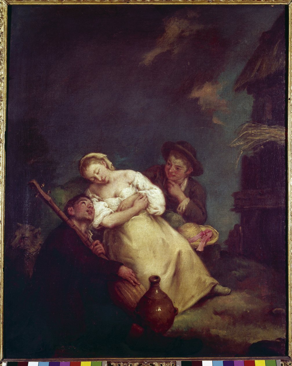 Schlafende Bäuerin von Pietro Longhi