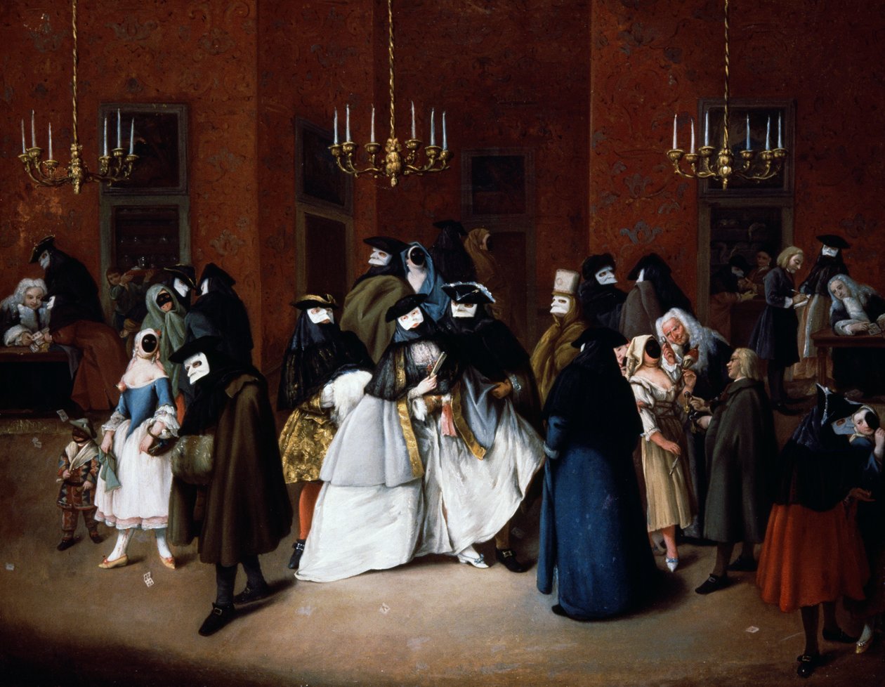 Das Ridotto von Venedig, ca. 1750 von Pietro Longhi