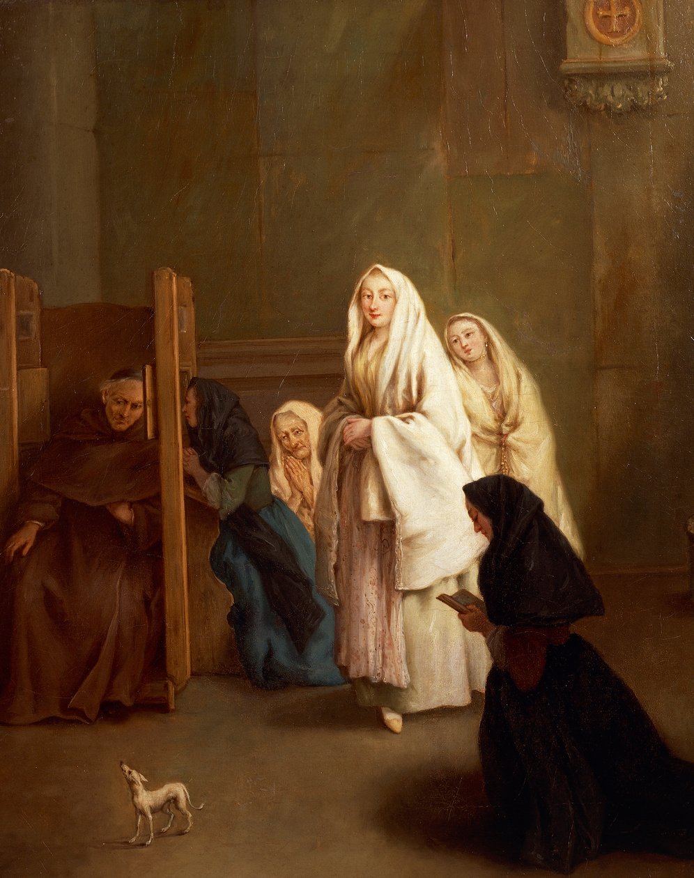 Die sieben Sakramente: Beichte von Pietro Longhi