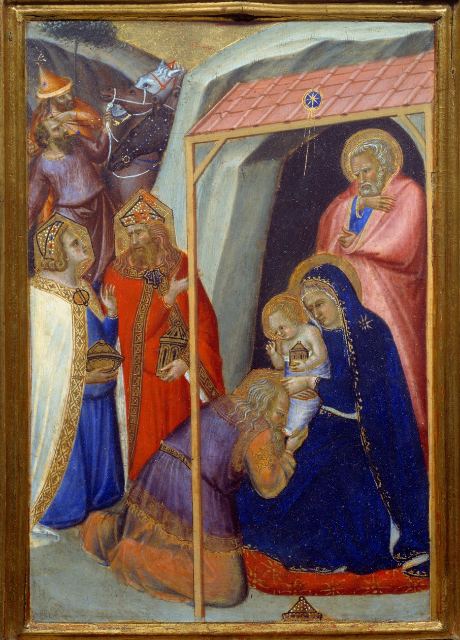 Die Anbetung der Magier von Pietro Lorenzetti