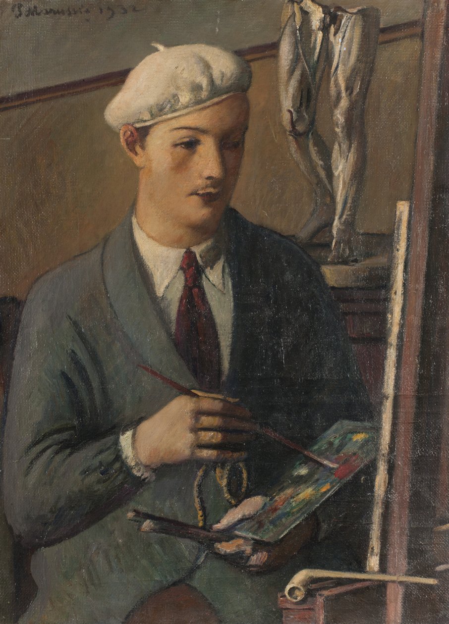 Porträt eines jungen Malers von Pietro Marussig