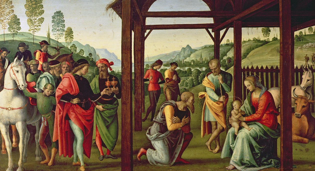Die Anbetung der Könige von Pietro Perugino