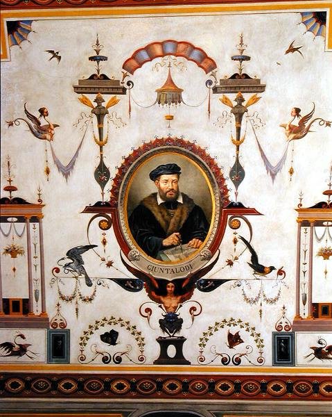 Porträt von Giuntalodi (Detail) von Pietro Pezzati
