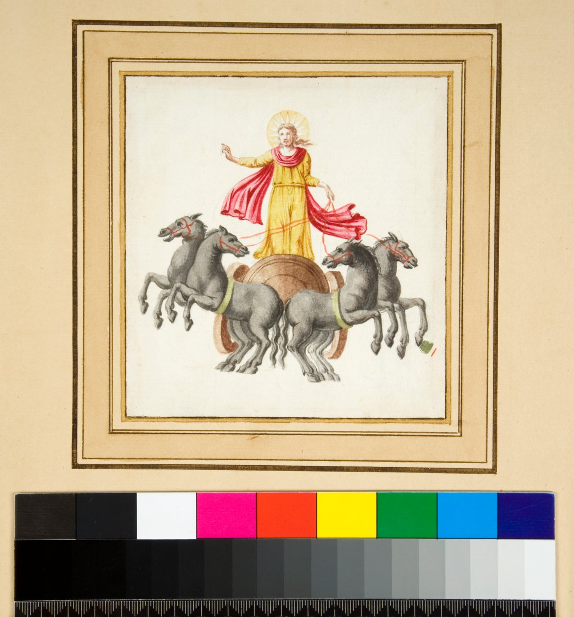 Kopie eines Mosaiks in Vigna Moroni von Pietro Santi Bartoli