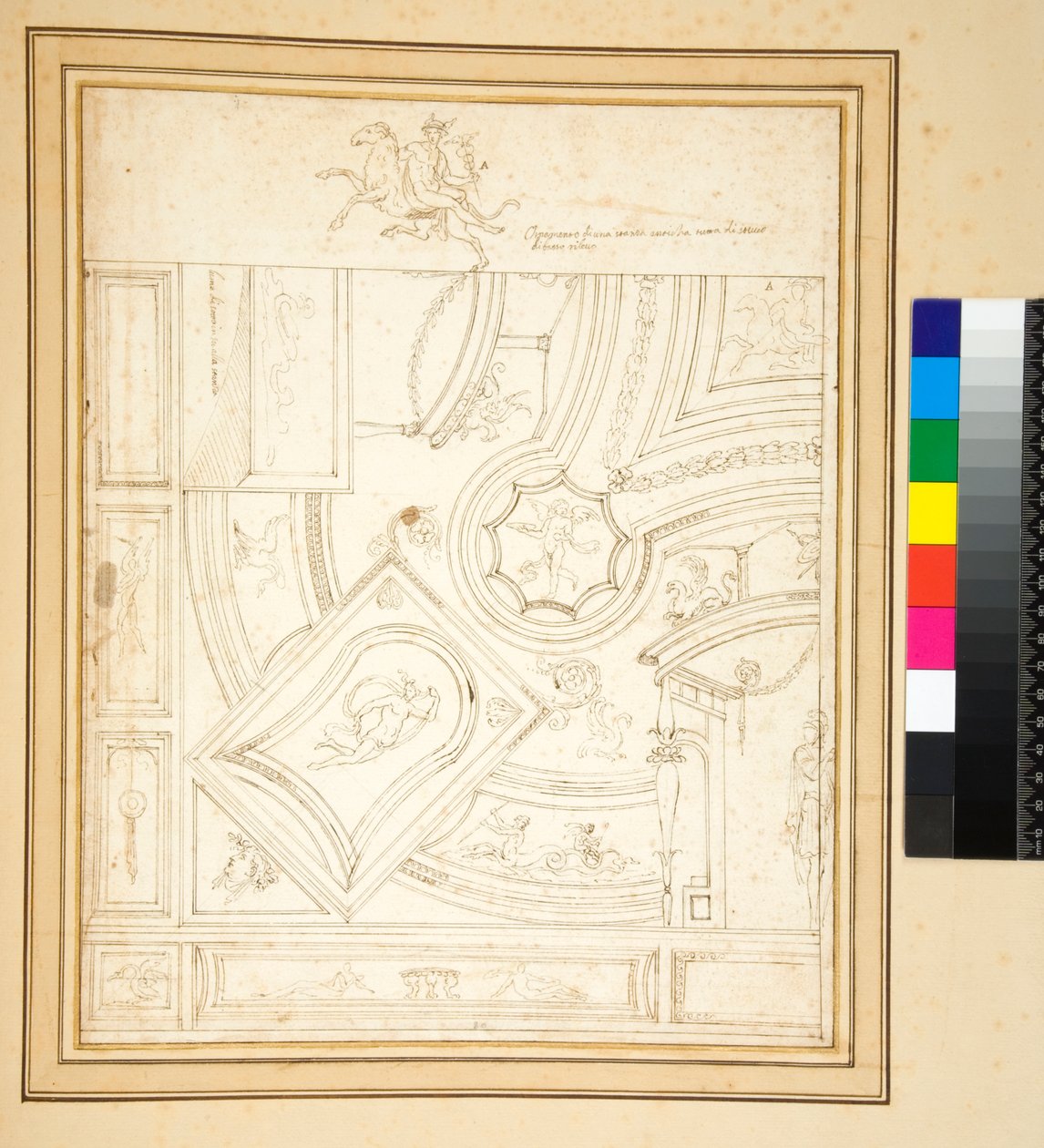 Ornamento di una stanza anticha tutta di stucco di bassorileuo von Pietro Santi Bartoli