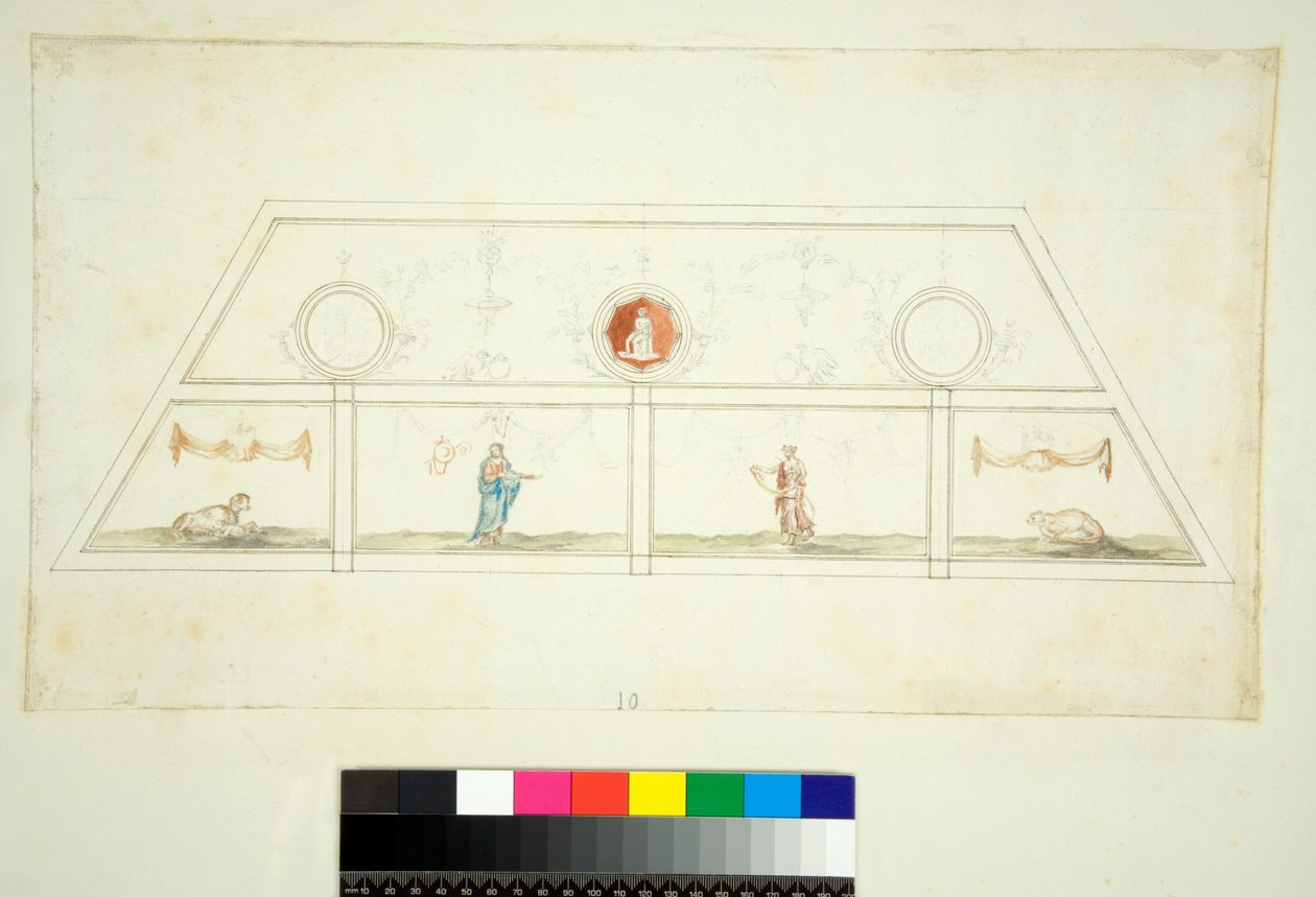 Gewölbe der Villa Madama von Pietro Santi Bartoli