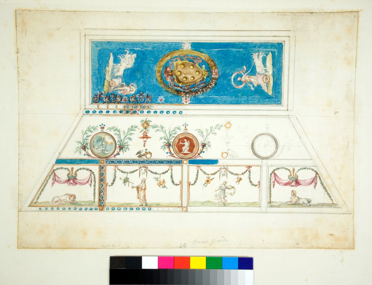 Gewölbe der Villa Madama von Pietro Santi Bartoli