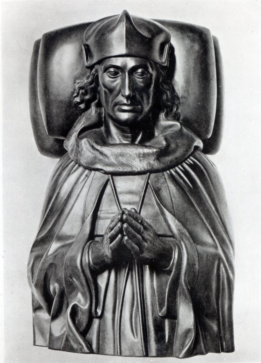 Abbild von Heinrich VII. in der Westminster Abbey (Gold) von Pietro Torrigiano