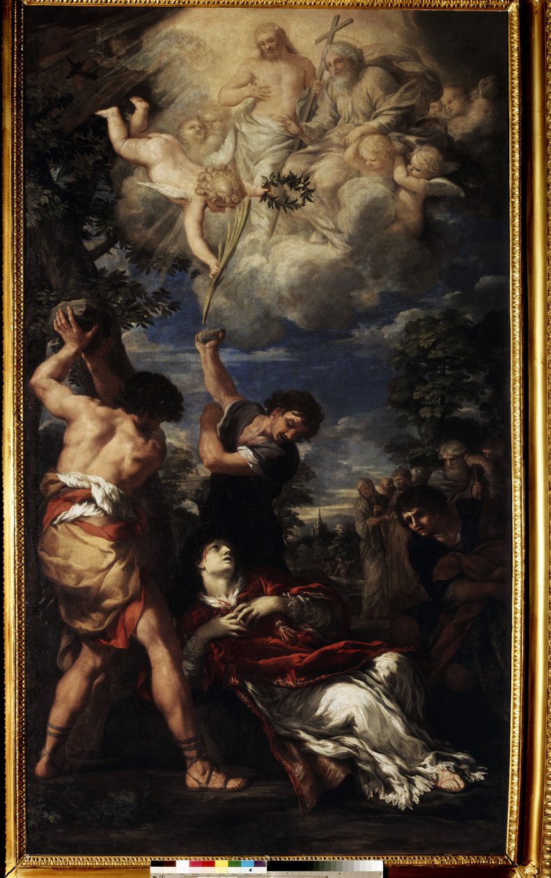 Das Martyrium des heiligen Stephanus von Pietro da (1596 1669) Cortona