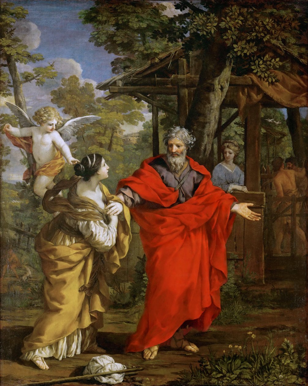 Rückkehr von Hagar von Pietro da Cortona