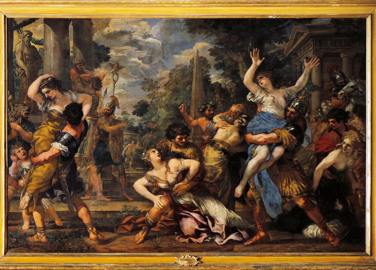 Die Entführung der Sabinerinnen von Pietro da Cortona