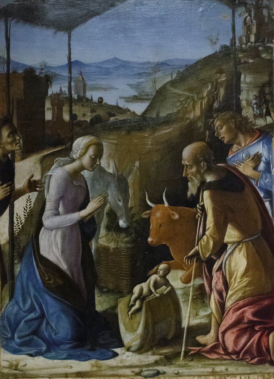 Anbetung der Hirten, ca. 1493-96 von Pietro di Francesco degli Orioli