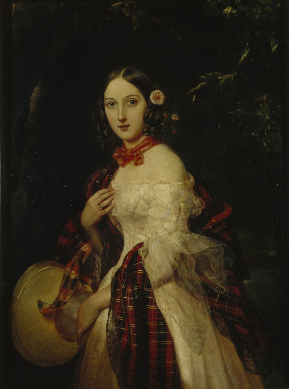 Maria Arkadyevna Stolypina Beck 1819-1889, 1839 von Pimen Nikitich Orlov
