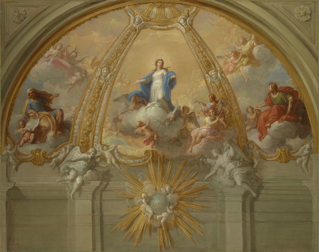 Unbefleckte Empfängnis, ca. 1730 von Placido Costanzi