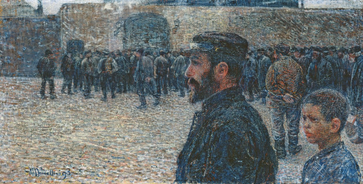 Der Ruf zur Arbeit, 1893 von Plinio Nomellini