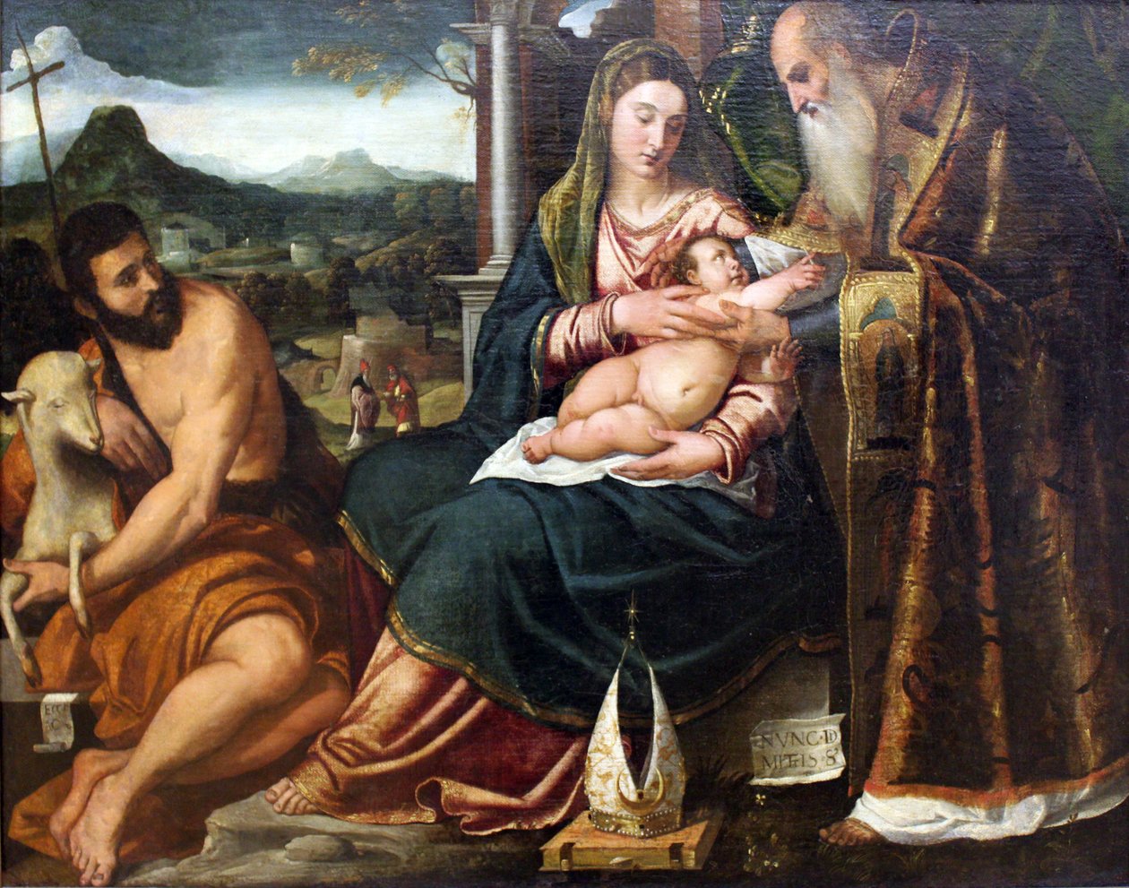 Heiliges Gespräch von Polidoro da Lanciano