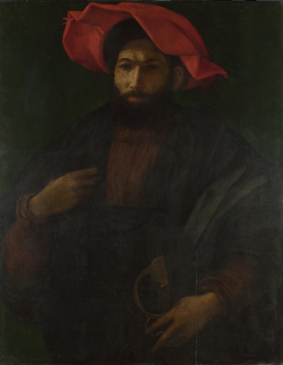 Ein Ritter des Johanniterordens, ca. 1530 von Polidoro da Caravaggio
