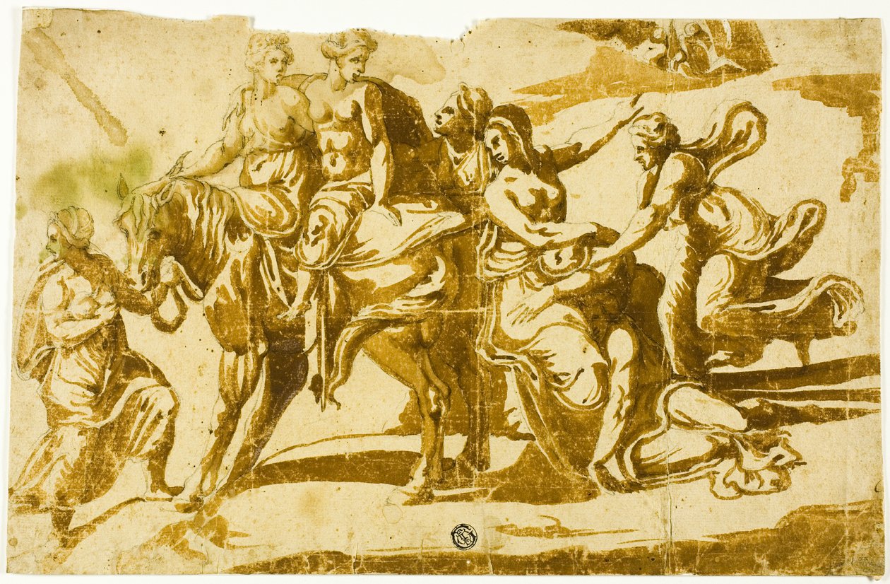 Flucht der Celia von Polidoro da Caravaggio