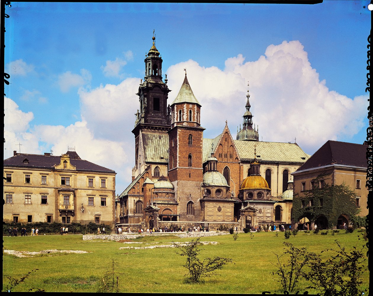 Blick auf die Wawel-Kathedrale von Polish School