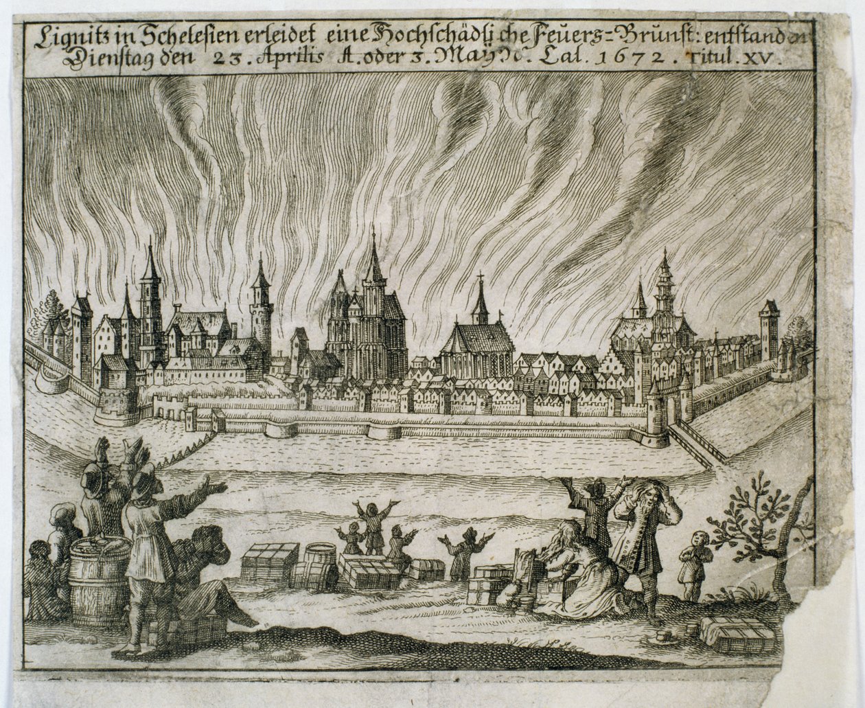 Legende vom Feuer der Zwei, 1672 von Polish School