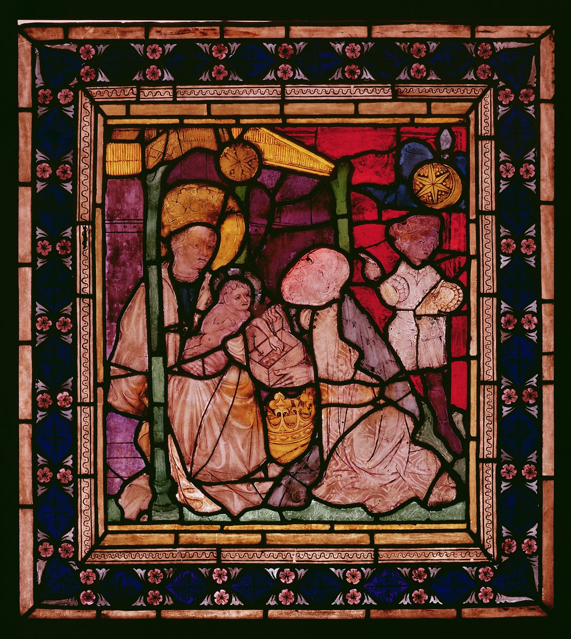 Die Anbetung der Heiligen Drei Könige, 1430-40 von Polish School