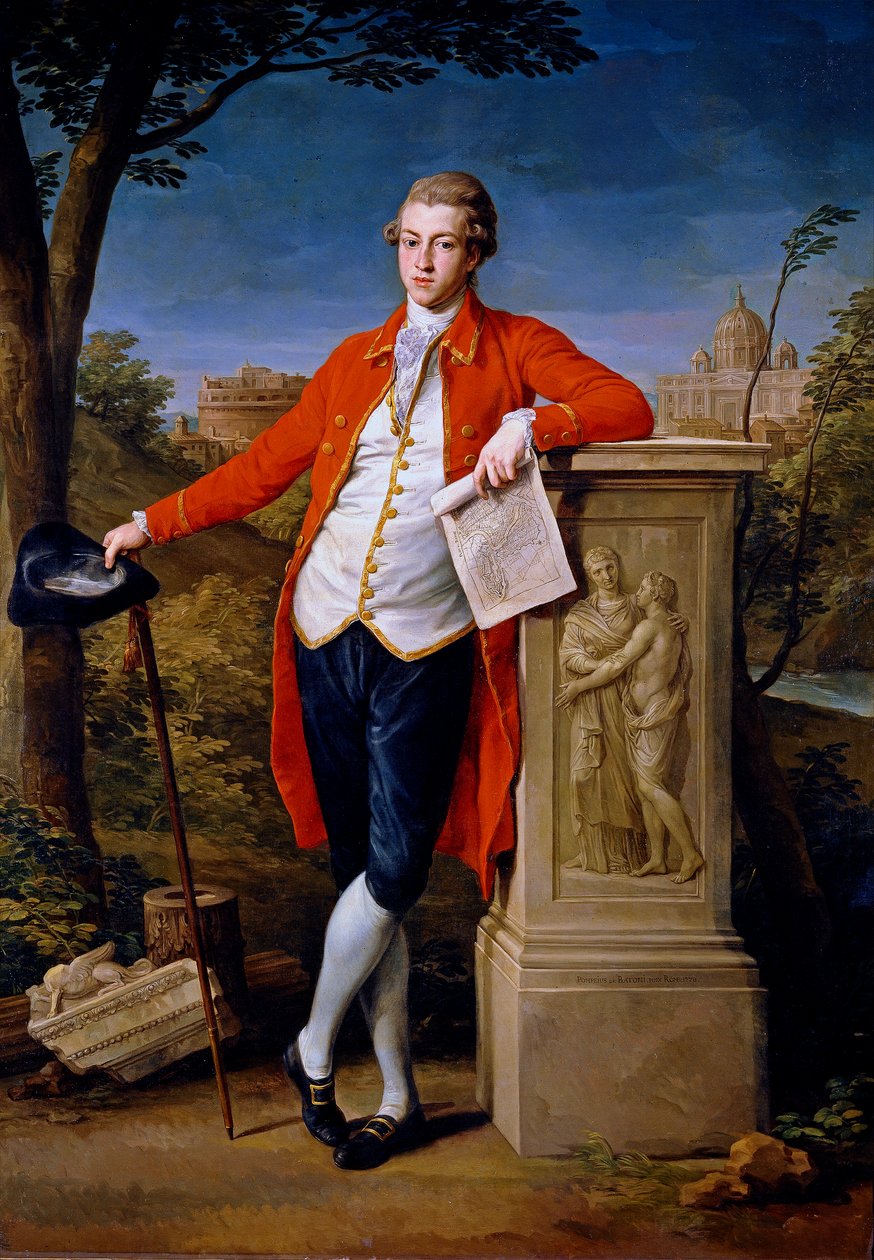 Porträt von Francis Basset, 1. Baron de Dunstanville und Basset (1757-1835) von Pompeo Batoni