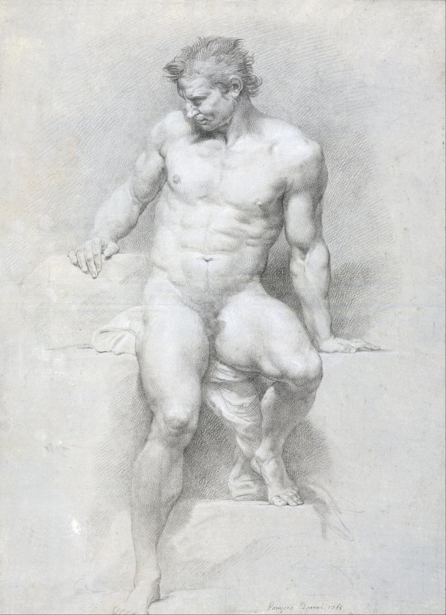 Akademischer Akt 1457 von Pompeo Girolamo Batoni