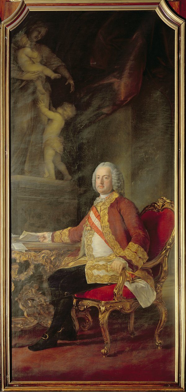 Franz I., Heiliger Römischer Kaiser, Ehemann von Kaiserin Maria Theresia von Österreich von Pompeo Girolamo Batoni