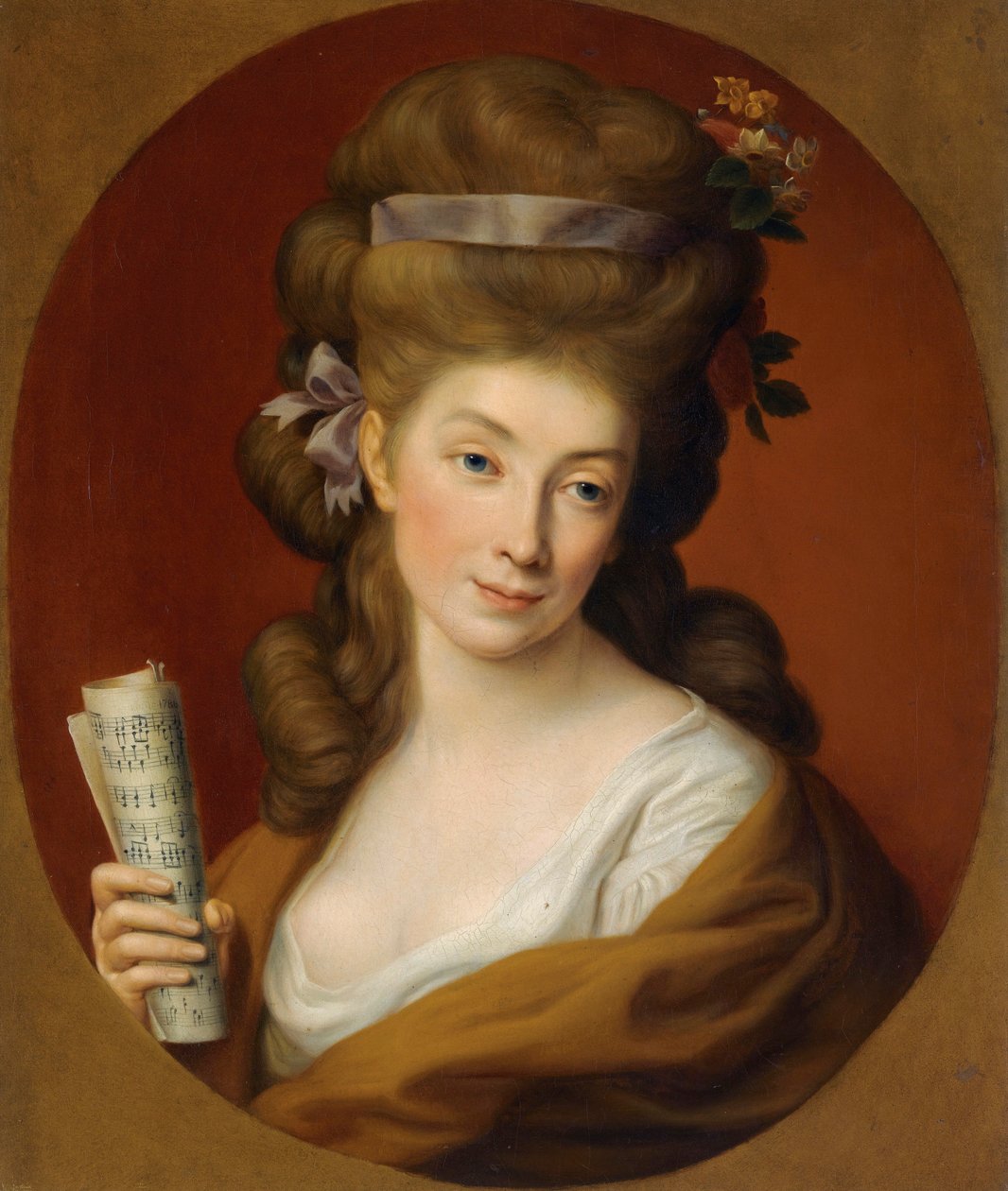 Porträt der polnischen Adligen Izabela Lubomirska von Pompeo Girolamo Batoni
