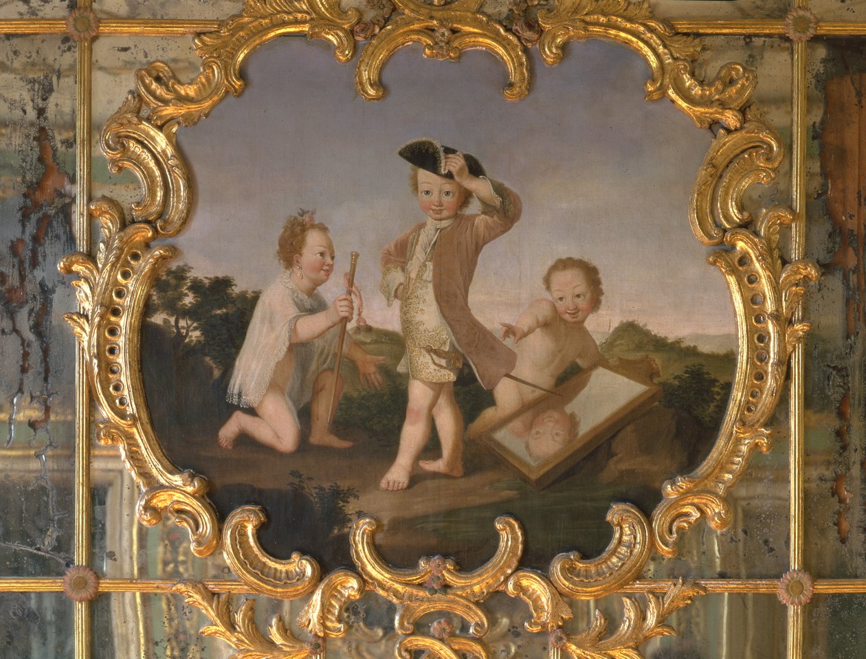 Kinder verkleiden sich (Jungen), 1774-86 von Portuguese School