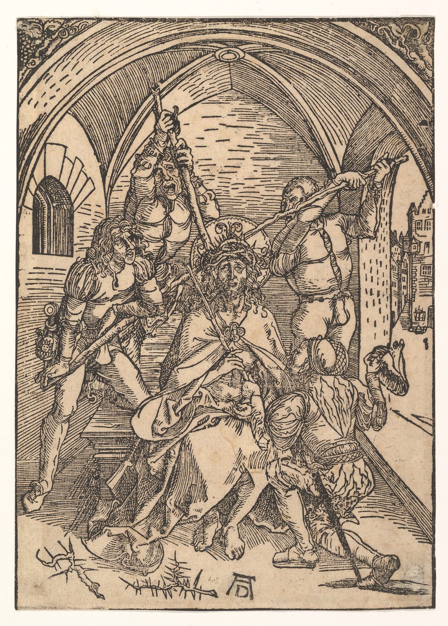 Christus mit Dornen gekrönt, ca. 1500 von Possibly Albrecht Dürer