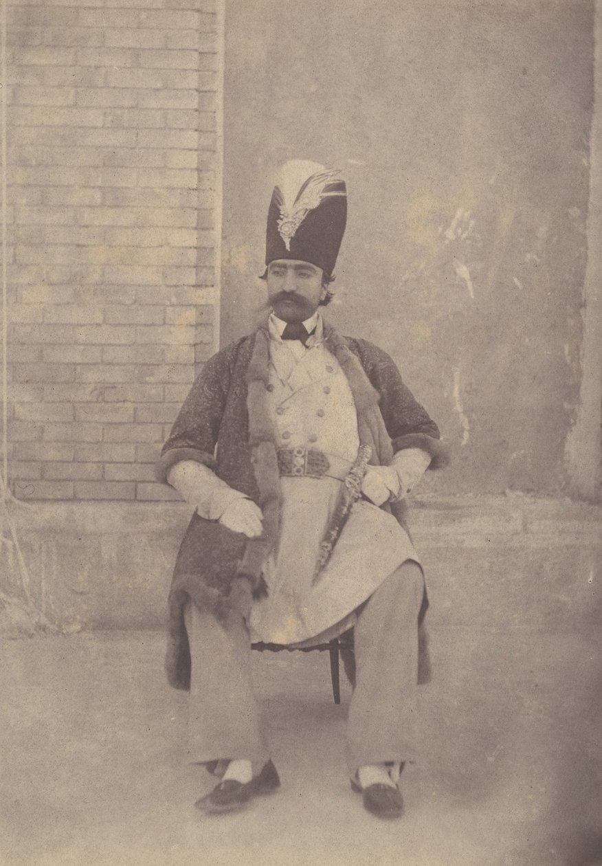 Naser al-Din Shah von Possibly by Luigi Pesce.