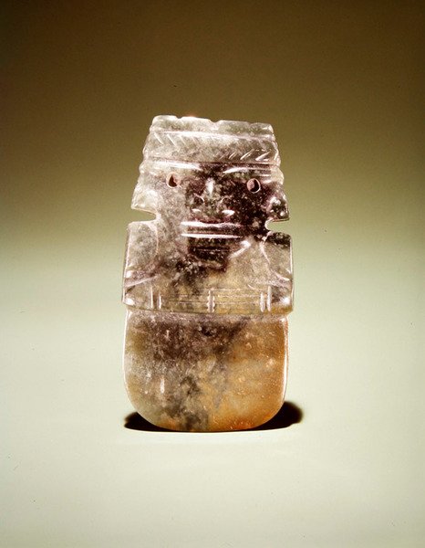 Axtgott mit Stirnband, aus Guacimo, Linea Vieja Gebiet von Pre Columbian Pre Columbian