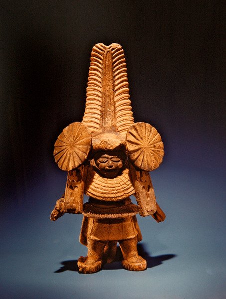 Figur mit verlängertem Kopfschmuck, Remojadas-Kultur, Vera Cruz von Pre Columbian Pre Columbian