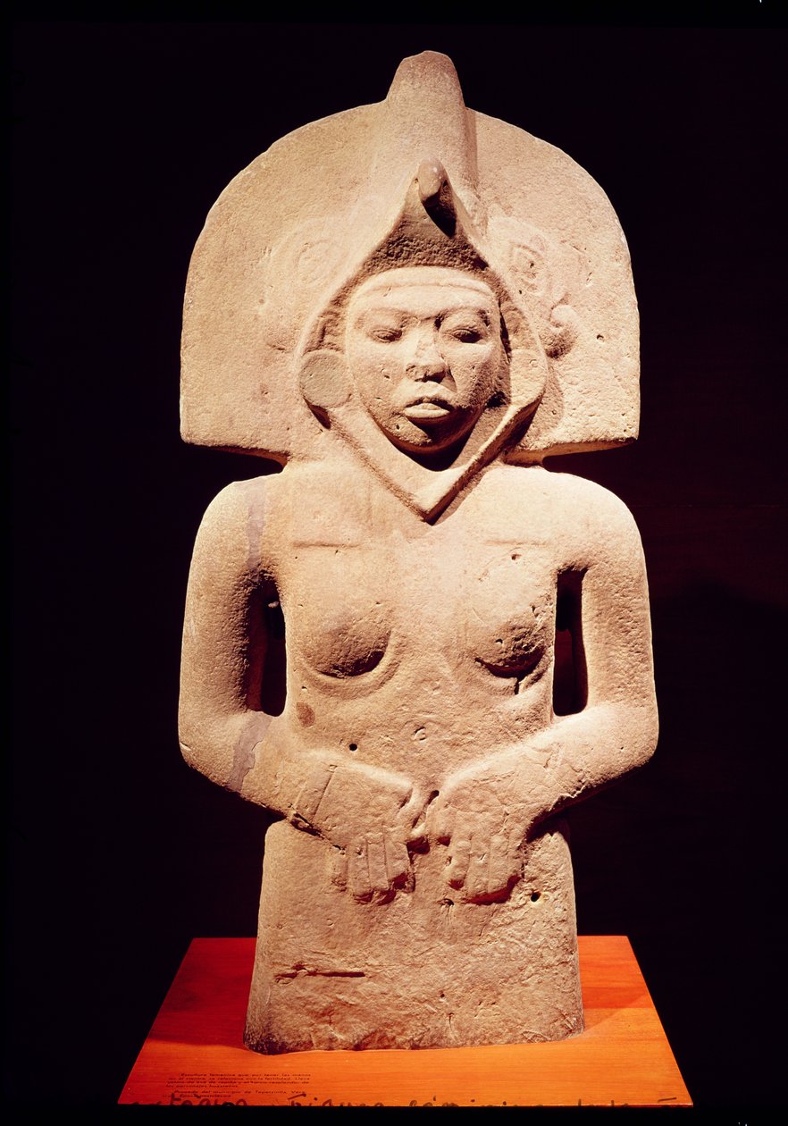 Weibliche Fruchtbarkeitsfigur, Huaztec von Pre Columbian