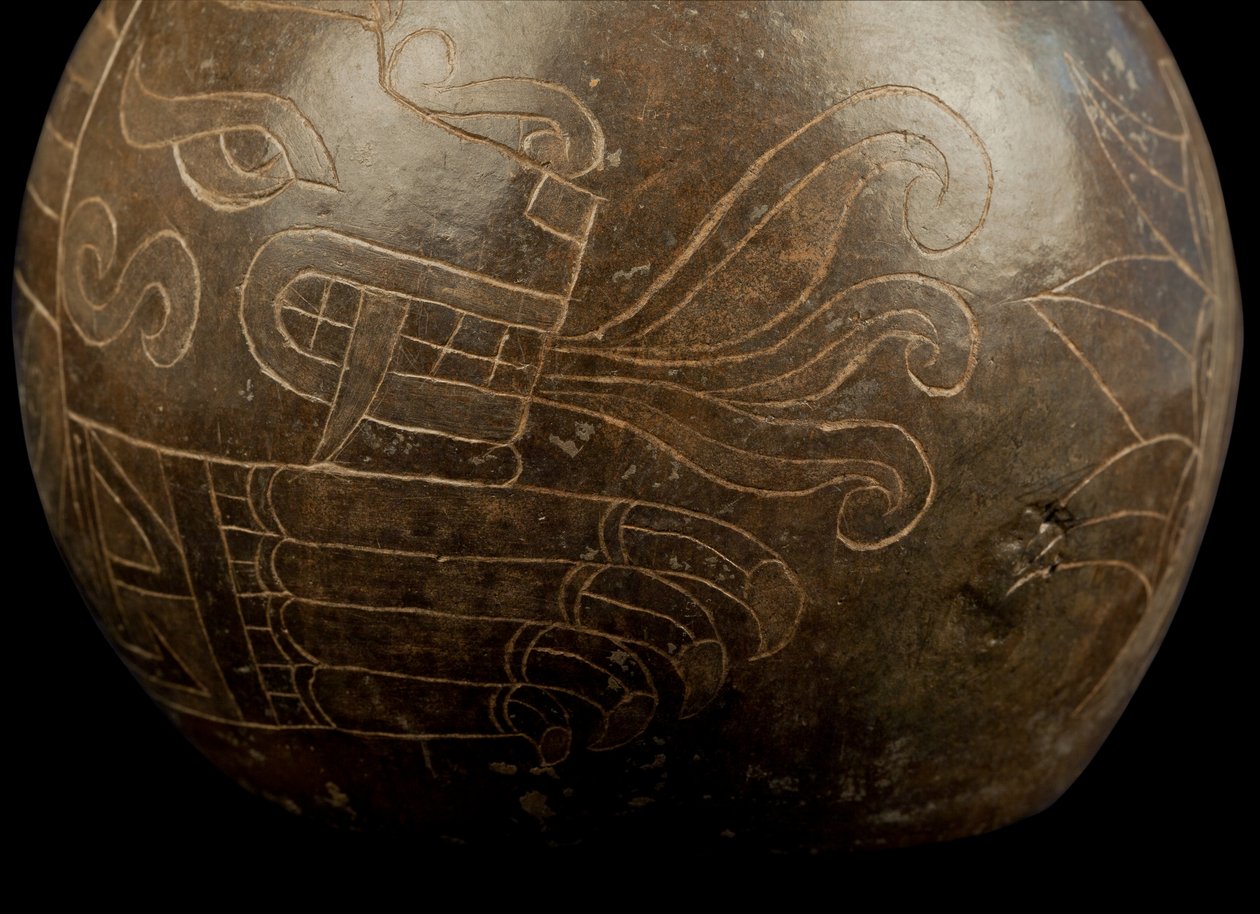 Steigbügelgriffvase / Kultur Chavin von Precolombian Precolombian