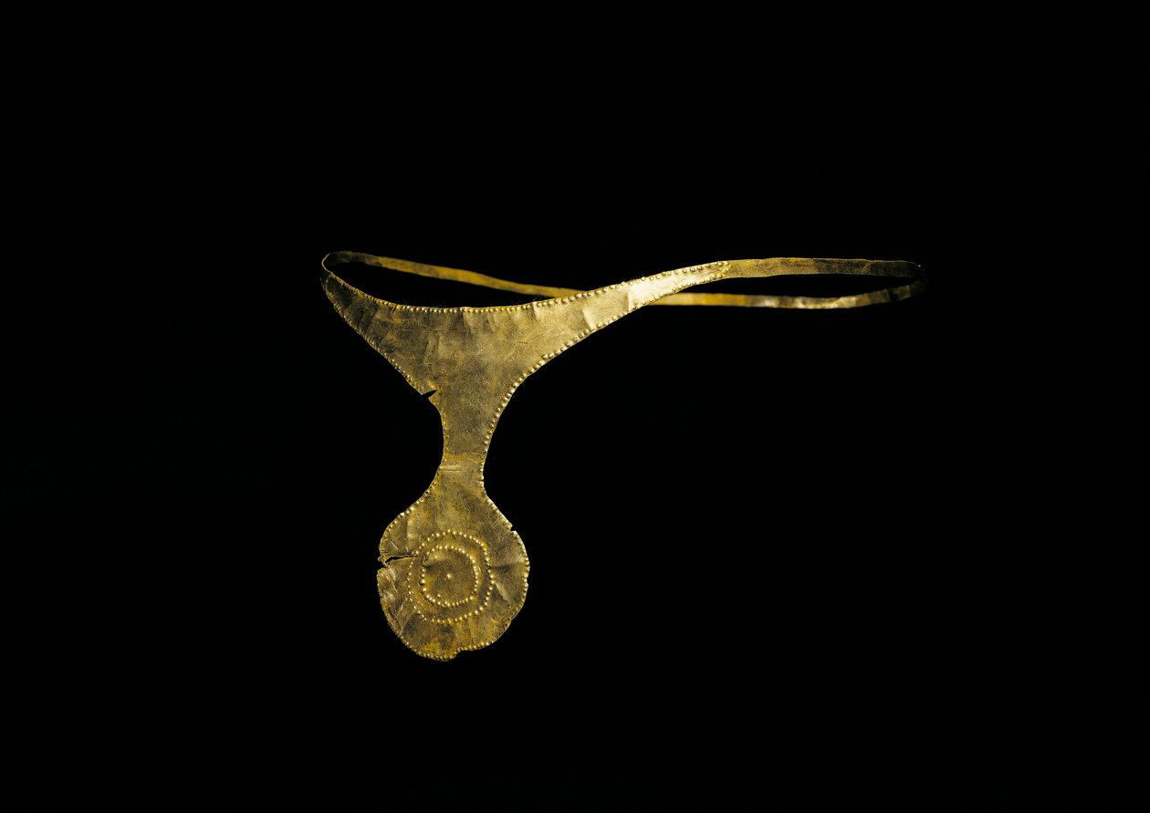 Prähistorische Kunst, Bronzezeit. Kultur von El Argar. Diadem von Caravaca oder Cehegin aus Gold von Prehistoric Prehistoric