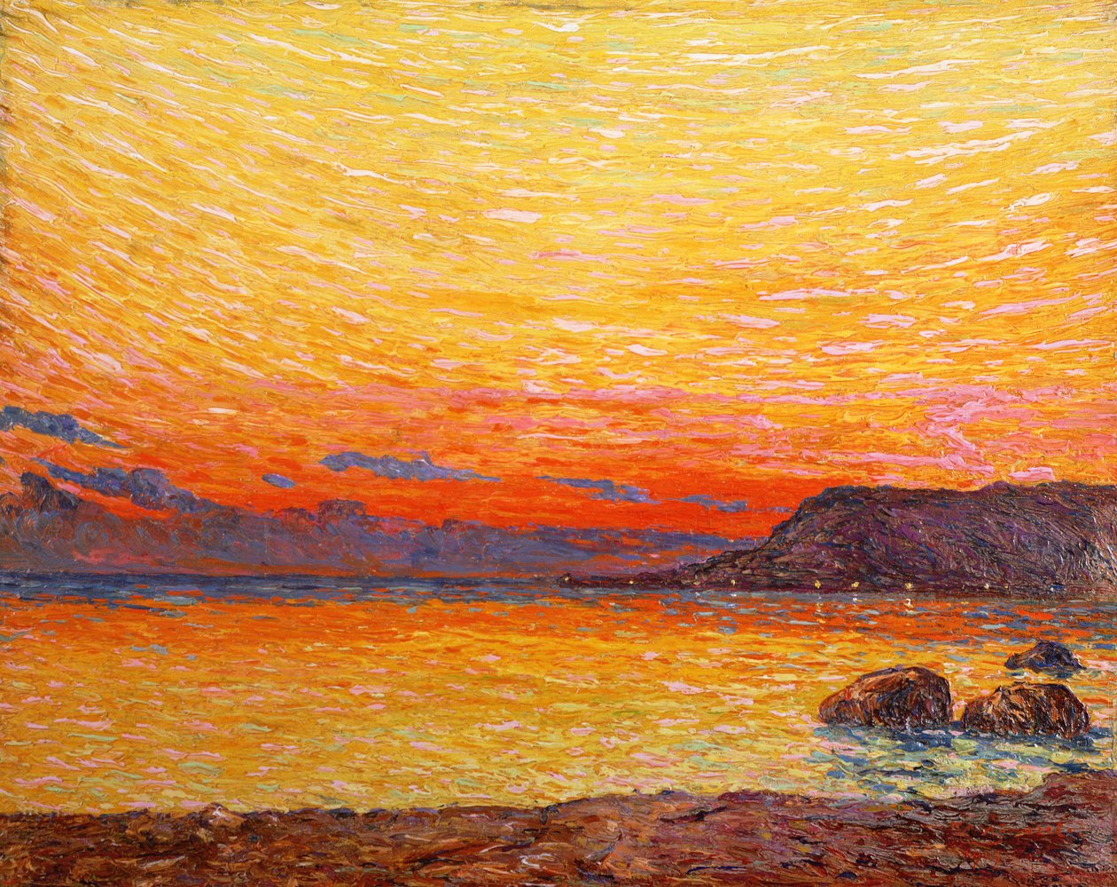 Sonnenuntergang an der Küste von Professor Filiberto Minozzi