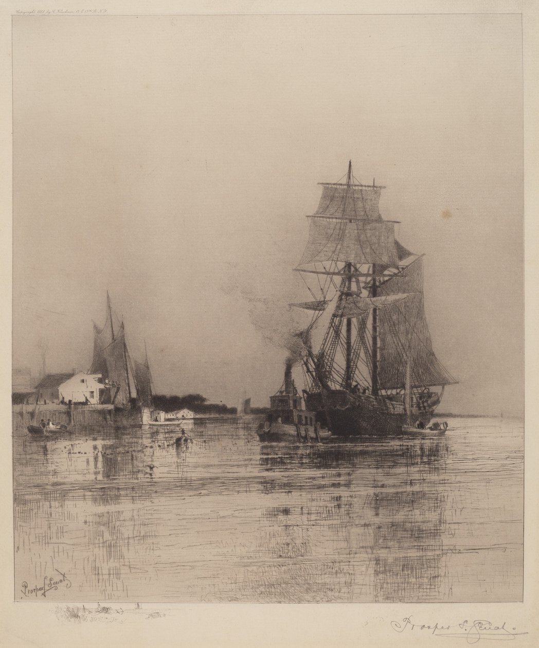 Bei Ebbe von Prosper Louis Senat